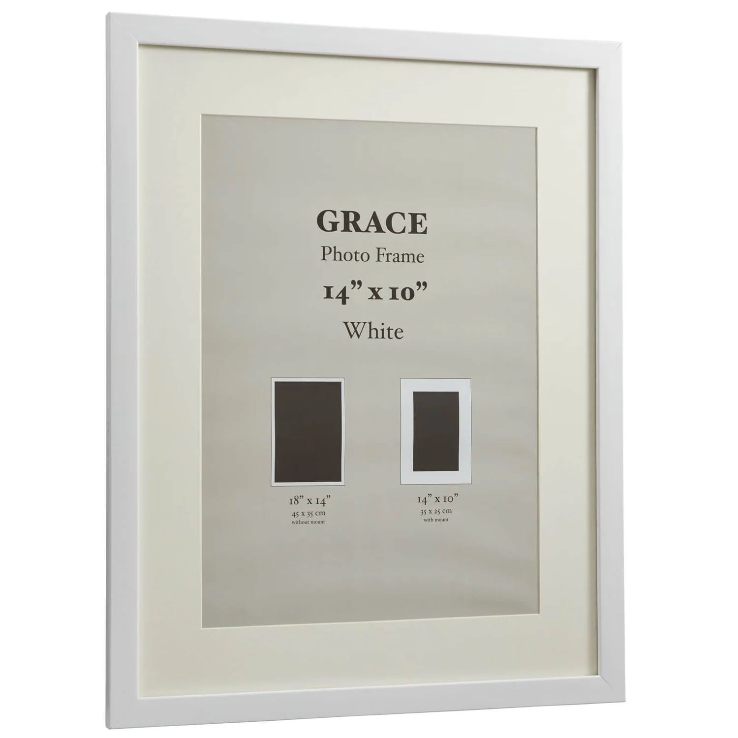 Grace Picture Frame 10 X 14 - White 3 Grace Picture Frame 10 X 14 - White