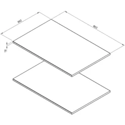 House Beautiful Fitted Bedroom Double Wardrobe Shelf - Oak Effect X 2 5 House Beautiful Fitted Bedroom Double Wardrobe Shelf - Oak Effect X 2 -Home Style Sales 12828467 1565005842534648