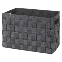 Medium Felt Storage Basket - Grey