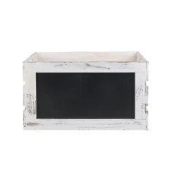 Whitewashed Wooden Crates With Chalkboard - Set Of 3 -Home Style Sales 12829237 9934832979193116