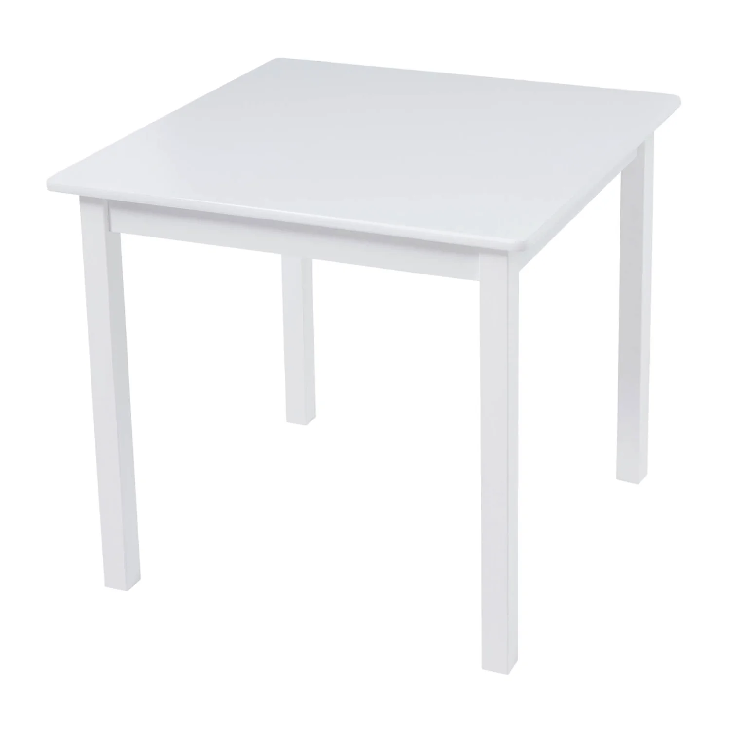 None Wooden Table And Chair Set - White 7 None Wooden Table And Chair Set - White - Image 5
