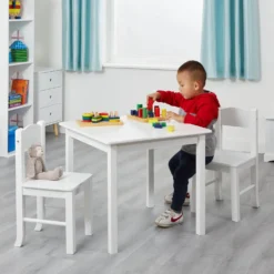 None Wooden Table And Chair Set - White 11 None Wooden Table And Chair Set - White -Home Style Sales 12834469 1914833169070025