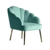 Sophia Scallop Occasional Chair - Duck Egg Blue -Home Style Sales 12834895 7614831943383443