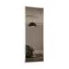 Ellipse Sliding Wardrobe Door 1 Panel Bronze Mirror With Aluminium Frame (W)762mm 1 Ellipse Sliding Wardrobe Door 1 Panel Bronze Mirror With Aluminium Frame (W)762mm -Home Style Sales 12835012 4284831951445913