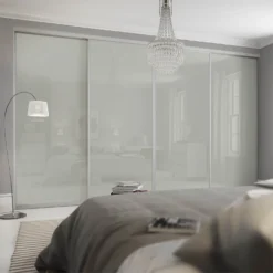 Duo Sliding Wardrobe Door Bronze Mirror /Arctic White Glass With Aluminium Frame (W)762mm 9 Duo Sliding Wardrobe Door Bronze Mirror /Arctic White Glass With Aluminium Frame (W)762mm -Home Style Sales 12835154 1874833225311055