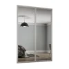 Shaker 2 Door Sliding Wardrobe Kit Mirror With Cashmere Frame (W)1145 X (H)2260mm 1 Shaker 2 Door Sliding Wardrobe Kit Mirror With Cashmere Frame (W)1145 X (H)2260mm -Home Style Sales 12835428 8484831961077701