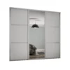 Shaker 3 Door Sliding Wardrobe Kit Cashmere Panel / Mirror (W)2136 X (H)2260mm -Home Style Sales 12835440 1594831968169428