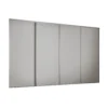 Classic 4 Door Sliding Wardrobe Kit Dove Grey Panel (W)2978 X (H)2260mm -Home Style Sales 12835650 2094831966025289