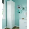 Fitted Bedroom Slab Single Wardrobe - White -Home Style Sales 12836475 4144831916648187