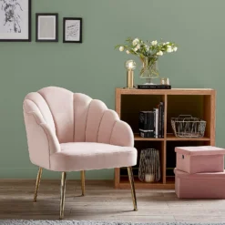 Sophia Scallop Occasional Chair - Blush 13 Sophia Scallop Occasional Chair - Blush -Home Style Sales 12836665 1264875399597729