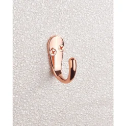 Basic Single Robe Hook - Polished Copper -Home Style Sales 12838581 1074995165416256