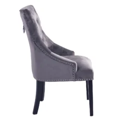 Annabelle Velvet Dining Chairs - Set Of 2 - Grey 14 Annabelle Velvet Dining Chairs - Set Of 2 - Grey -Home Style Sales 12838750 1234904215157610