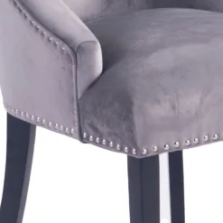 Annabelle Velvet Dining Chairs - Set Of 2 - Grey 16 Annabelle Velvet Dining Chairs - Set Of 2 - Grey -Home Style Sales 12838750 1384904215257318