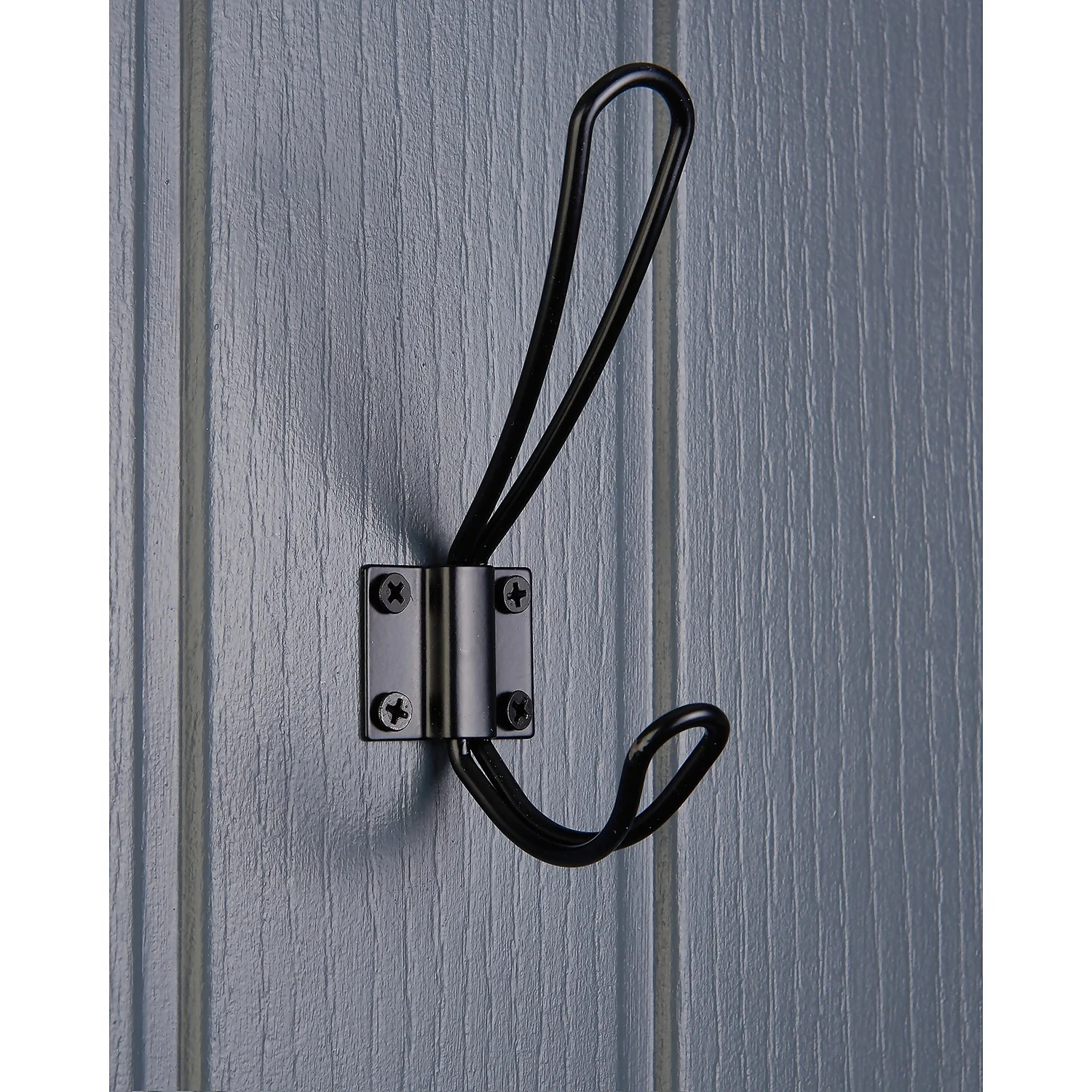 Wire Hook - Matt Black 4 Wire Hook - Matt Black - Image 2
