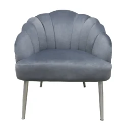 Sophia Scallop Occasional Chair - Grey -Home Style Sales 12838886 1264843597067370