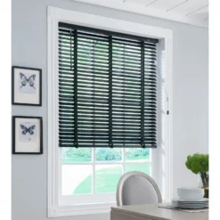 50mm Wood Venetian Blind - Black - 120x160cm -Home Style Sales 12838986 2834833172187124