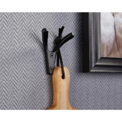 Two Prong Ant Hook - Matt Black 7 Two Prong Ant Hook - Matt Black -Home Style Sales 12839025 2174995165937212