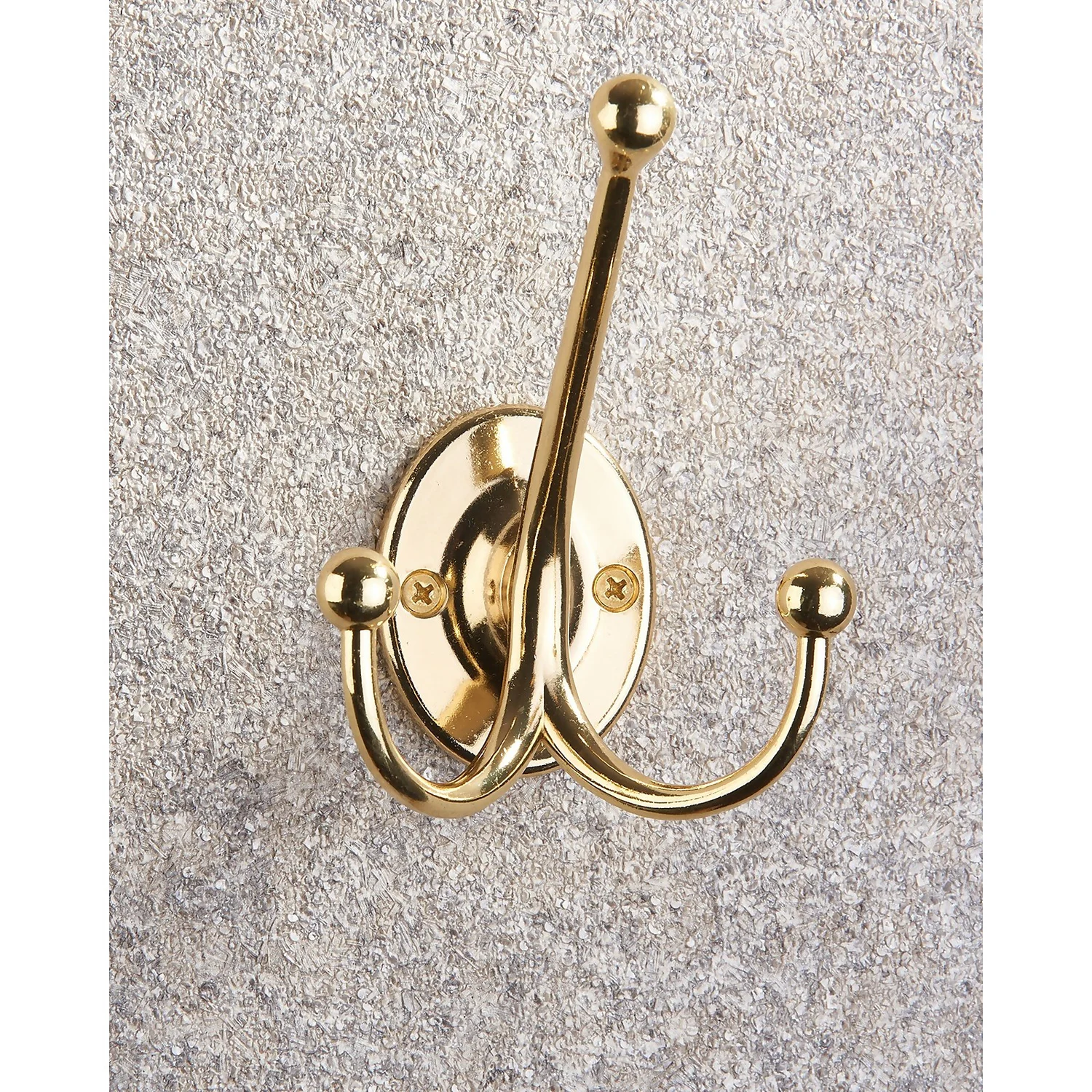 Oval Tri Hook - Polished Brass 6 Oval Tri Hook - Polished Brass - Image 4