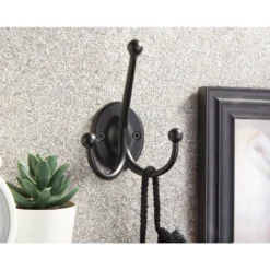 Oval Tri Hook - Matt Black -Home Style Sales 12839034 1854995165970671