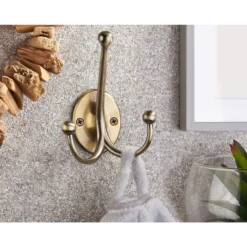 Oval Tri Hook - Antique Brass -Home Style Sales 12839037 1894995166004241