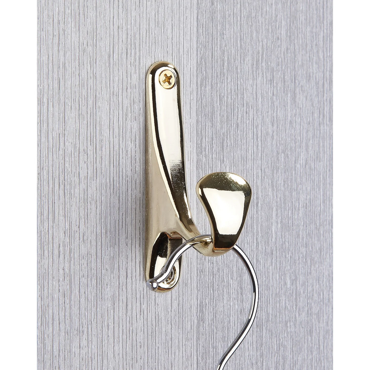 Bull Nose Hook - Polished Brass 4 Bull Nose Hook - Polished Brass - Image 2