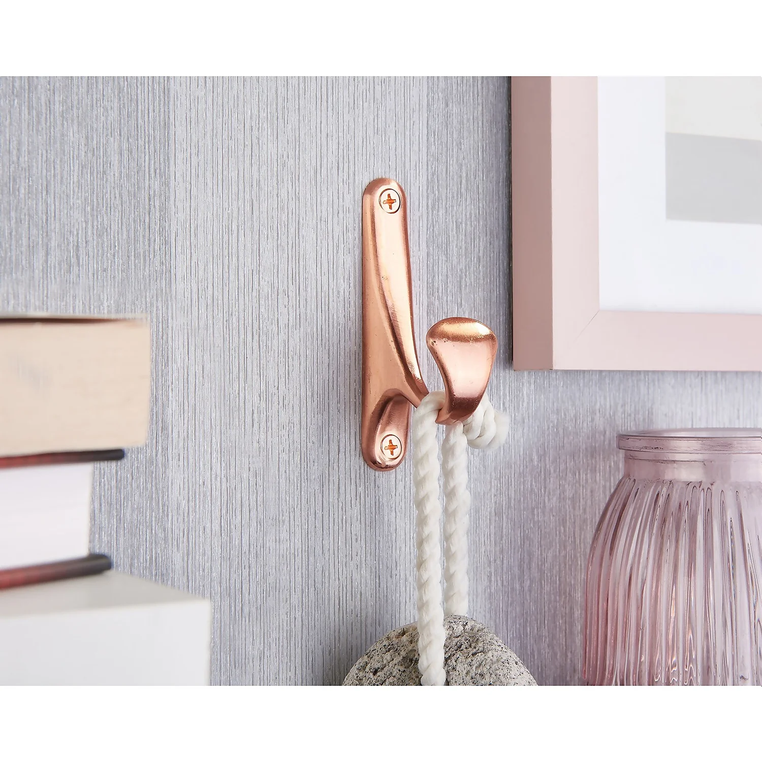 Bull Nose Hook - Brushed Copper 5 Bull Nose Hook - Brushed Copper - Image 3