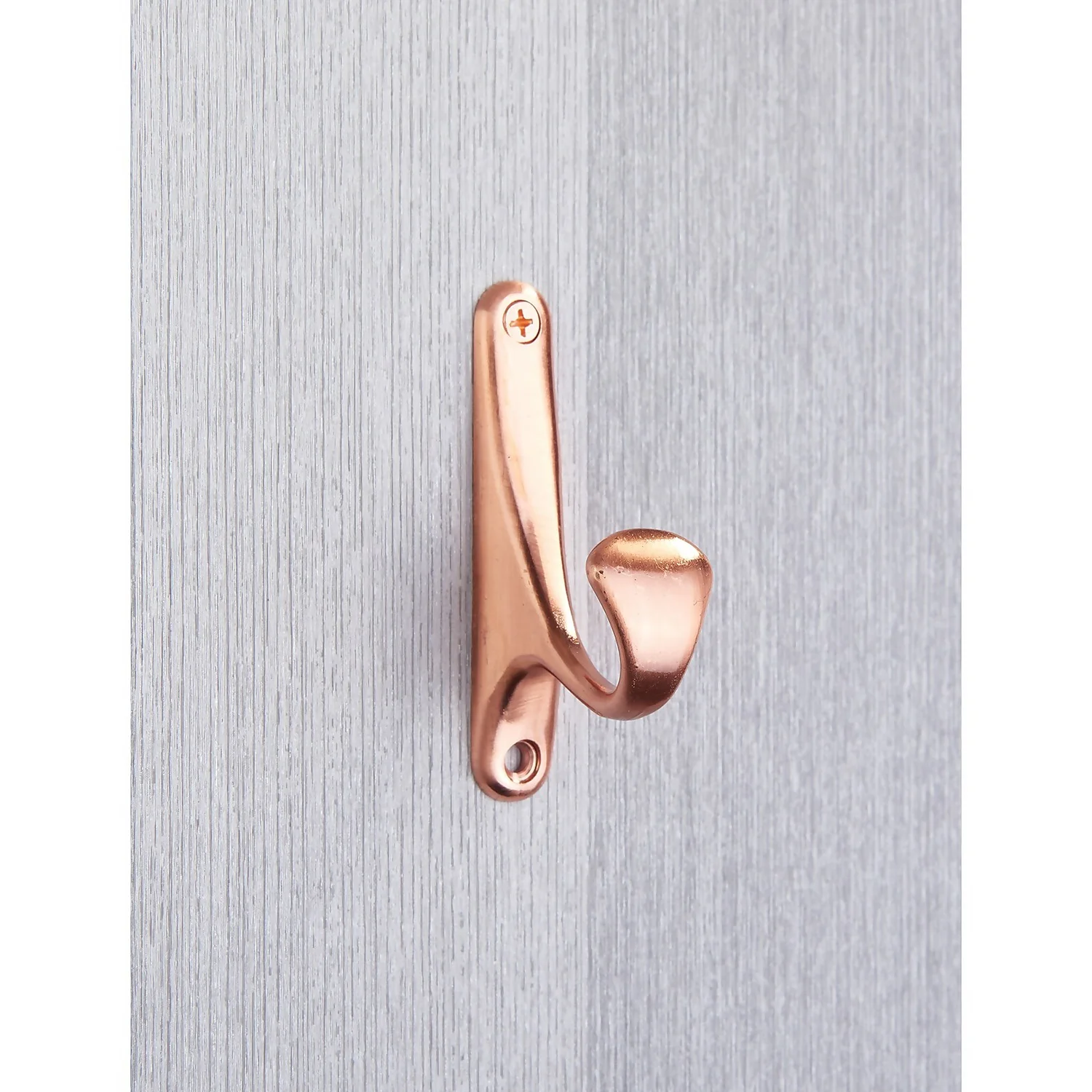 Bull Nose Hook - Brushed Copper 4 Bull Nose Hook - Brushed Copper - Image 2