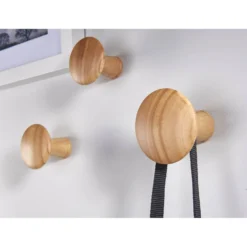 Wood Dots Hook Set - Oak Effect 7 Wood Dots Hook Set - Oak Effect -Home Style Sales 12839179 3064833202168188