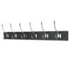 6 Victorian Chrome Hooks On Black Bloc Board -Home Style Sales 12839305 7324845858824796