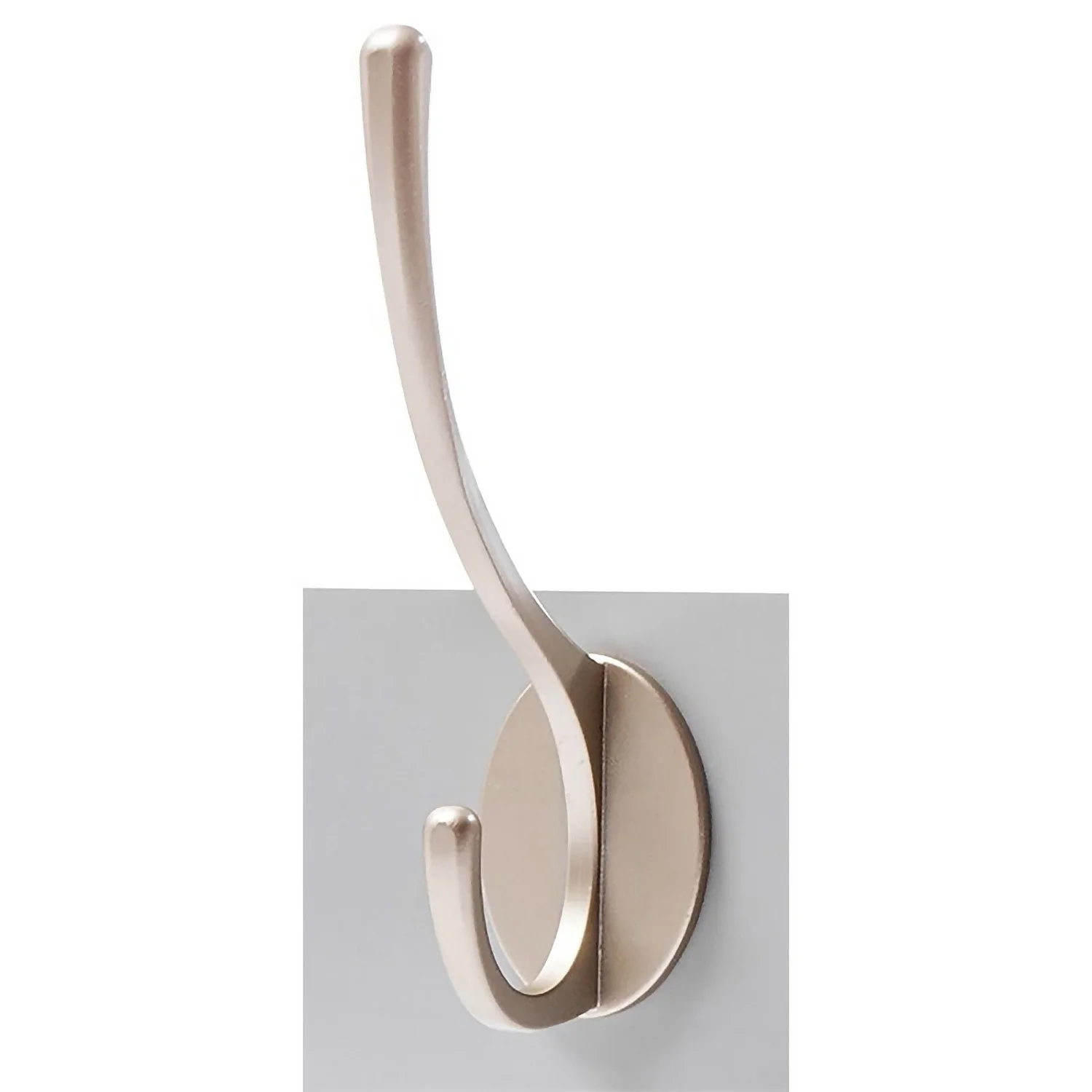 6 Victorian Satin Nickel Hooks On Dove Bloc Board 5 6 Victorian Satin Nickel Hooks On Dove Bloc Board - Image 3