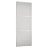 Linear Sliding Wardrobe Door 3 Panel White With White Frame (W)914mm -Home Style Sales 12839680 6244843906733139