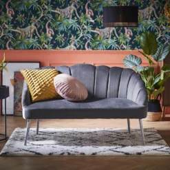 Sophia Scallop Occasional Sofa - Grey 10 Sophia Scallop Occasional Sofa - Grey -Home Style Sales 12840470 4114862235606723