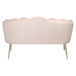 Sophia Scallop Occasional Sofa - Blush -Home Style Sales 12840480 1374862164813305