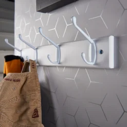 None Hat And Coat Hook Rail - White 8 None Hat And Coat Hook Rail - White -Home Style Sales 12840906 1584849996344276