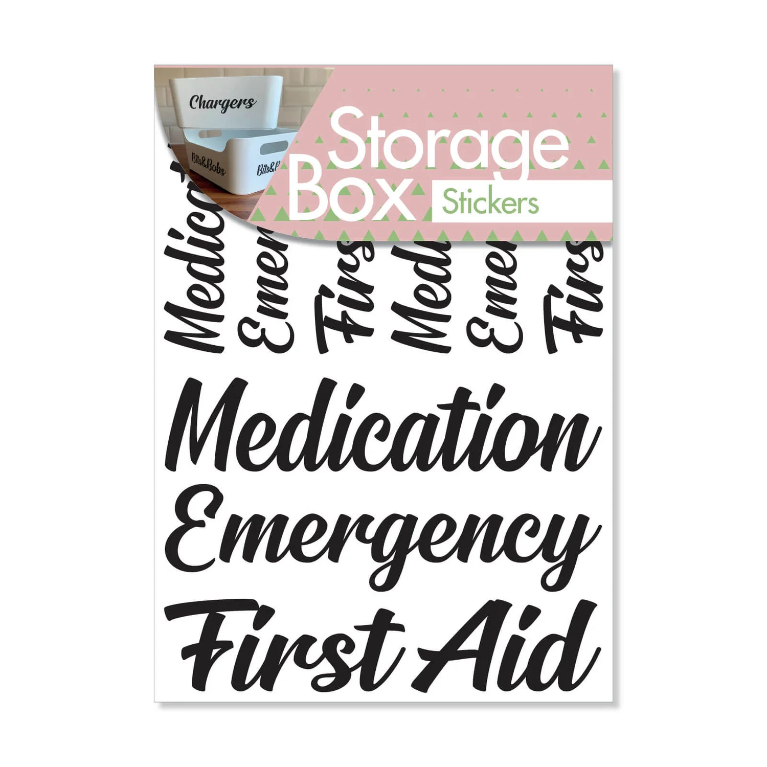 Box Stickers Medication And First Aid 3 Box Stickers Medication And First Aid