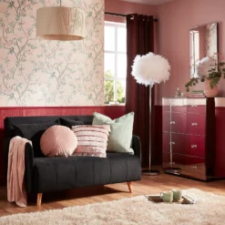 None Round Velvet Cushion - Blush - 45cm -Home Style Sales 12842187 1624943634806451