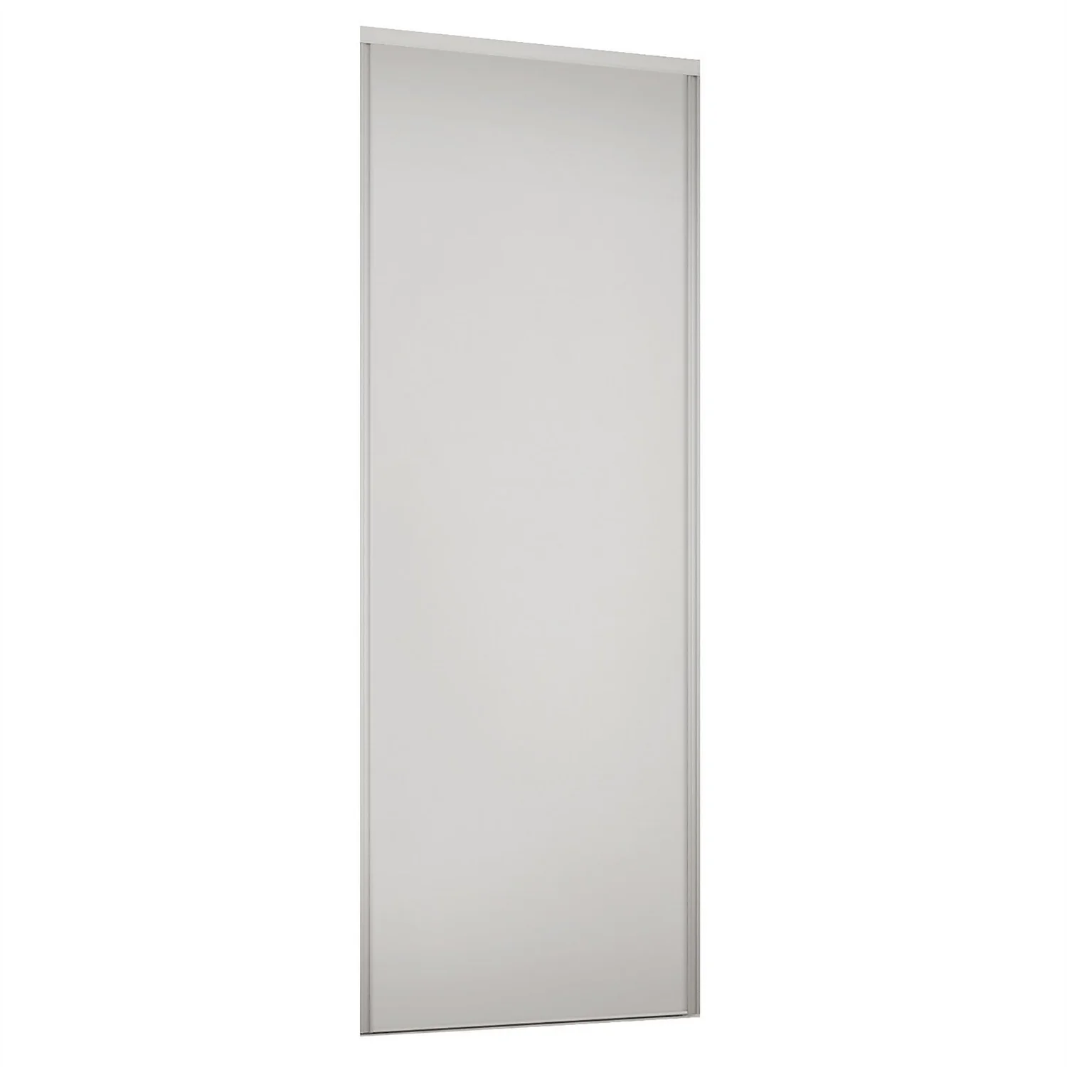 Classic Sliding Wardrobe Door White Panel With White Frame (W)762mm 3 Classic Sliding Wardrobe Door White Panel With White Frame (W)762mm