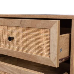 Kubu Rattan 2 Drawer Bedside Table -Home Style Sales 12844064 1894870210097361