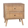 Kubu Rattan 2 Drawer Bedside Table -Home Style Sales 12844064 1925036420221245