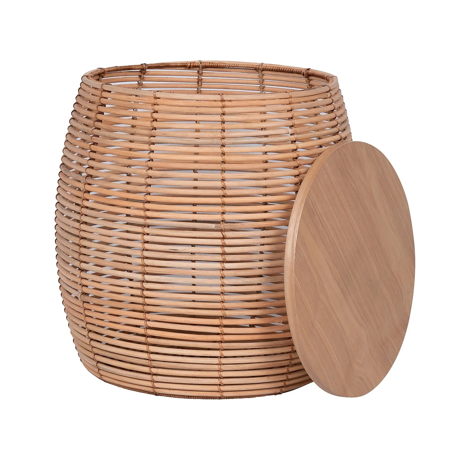 Rey Rattan Storage Side Table 5 Rey Rattan Storage Side Table - Image 3