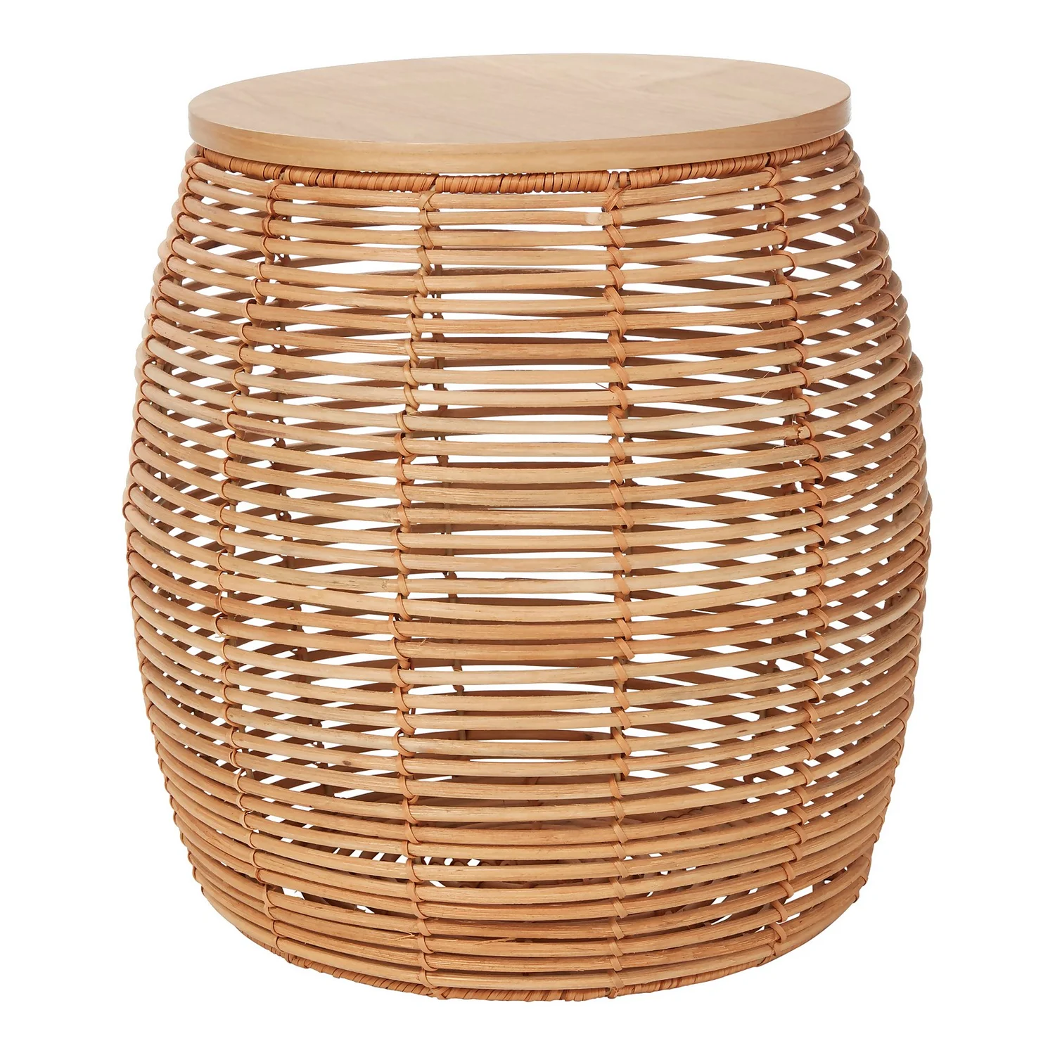 Rey Rattan Storage Side Table 3 Rey Rattan Storage Side Table