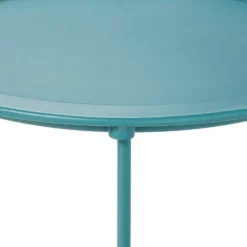 Folding Side Table Dark Teal -Home Style Sales 12879006 1594888469603364