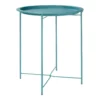 Folding Side Table Dark Teal 1 Folding Side Table Dark Teal -Home Style Sales 12879006 1604888469310744