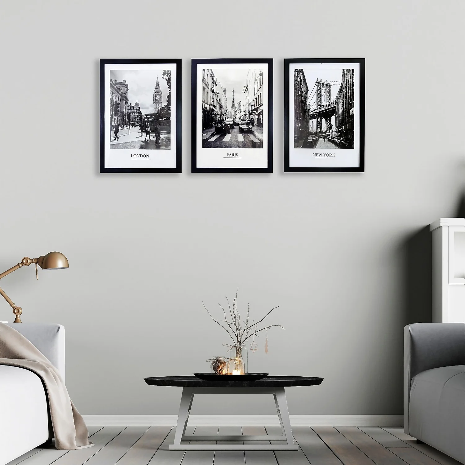 Framed Cities Prints - Set Of 3 4 Framed Cities Prints - Set Of 3 - Image 2
