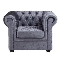 Chesterfield Crushed Velvet Armchair - Petrol Blue 11 Chesterfield Crushed Velvet Armchair - Petrol Blue -Home Style Sales 12882324 1044843612903908