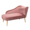 Lara Luxury Velvet Chaise Longue - Rose -Home Style Sales 12882857 1384893575055288