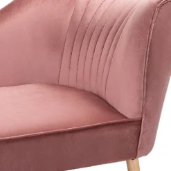 Lara Luxury Velvet Chaise Longue - Rose 12 Lara Luxury Velvet Chaise Longue - Rose -Home Style Sales 12882857 2924949009890113