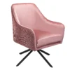 Pia Pleat Swivel Chair - Rose 2 Pia Pleat Swivel Chair - Rose -Home Style Sales 12882869 1394887373266915