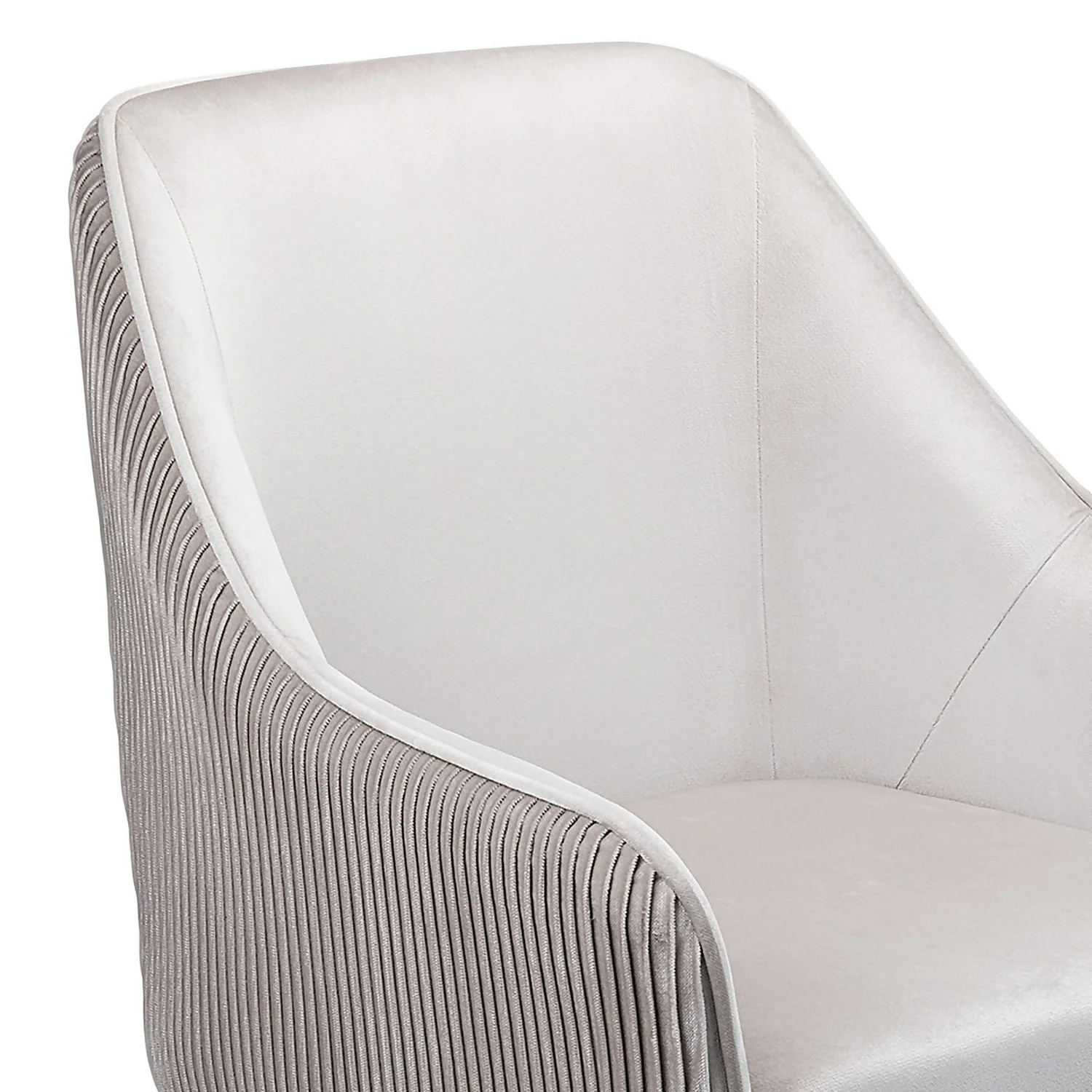 Pia Pleat Swivel Chair - Silver 6 Pia Pleat Swivel Chair - Silver - Image 4