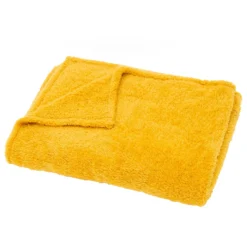 None Snuggle Fleece Throw - 130x180cm - Ochre
